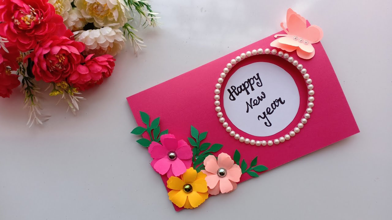Birthday Card Designs
 Beautiful Handmade Happy New Year 2019 Card Idea DIY