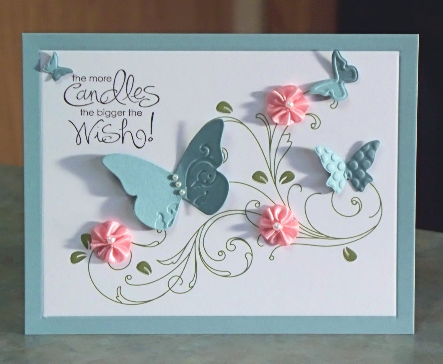 Birthday Card Designs
 Handmade Birthday Card Stampin Up Whimsical by WhimsyArtCards