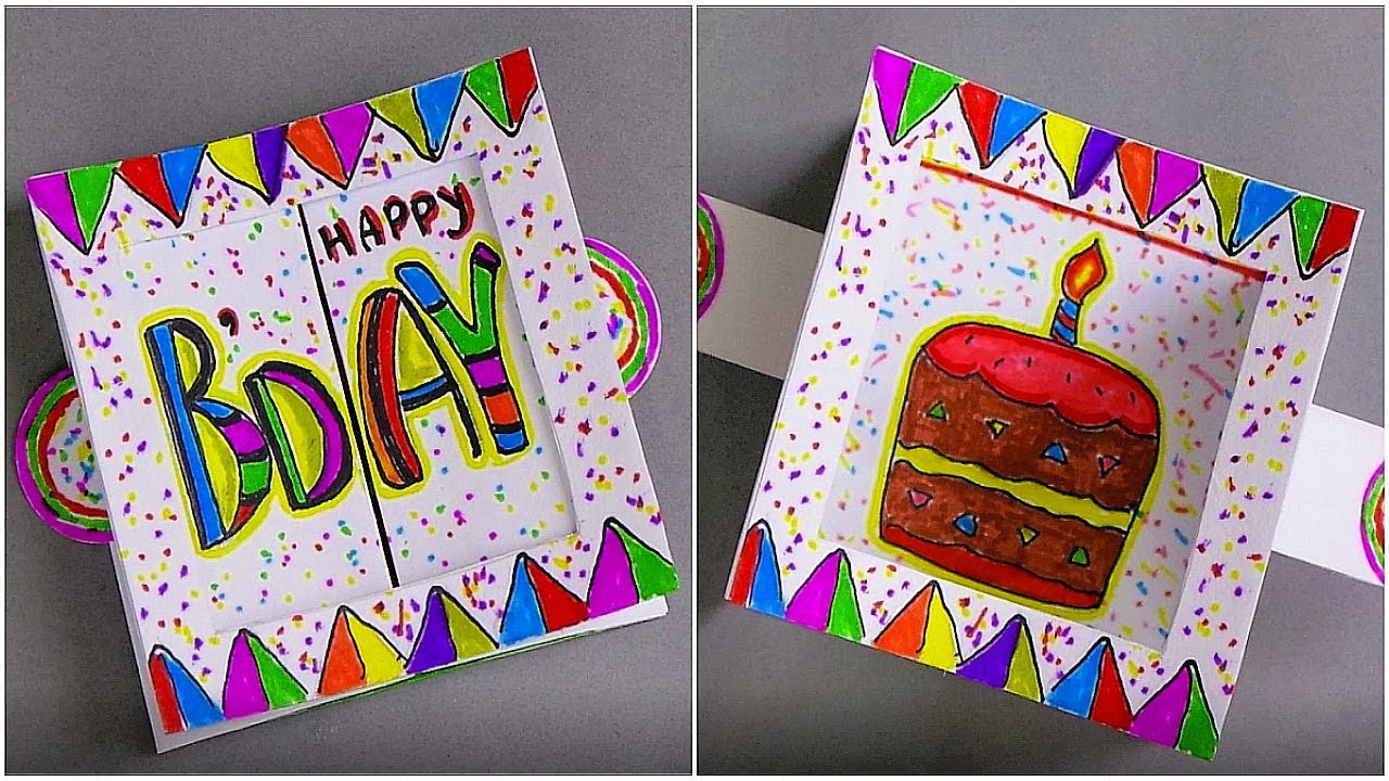Birthday Card Designs
 DIY BIRTHDAY CARD HANDMADE GREETING CARD MAKING IDEAS