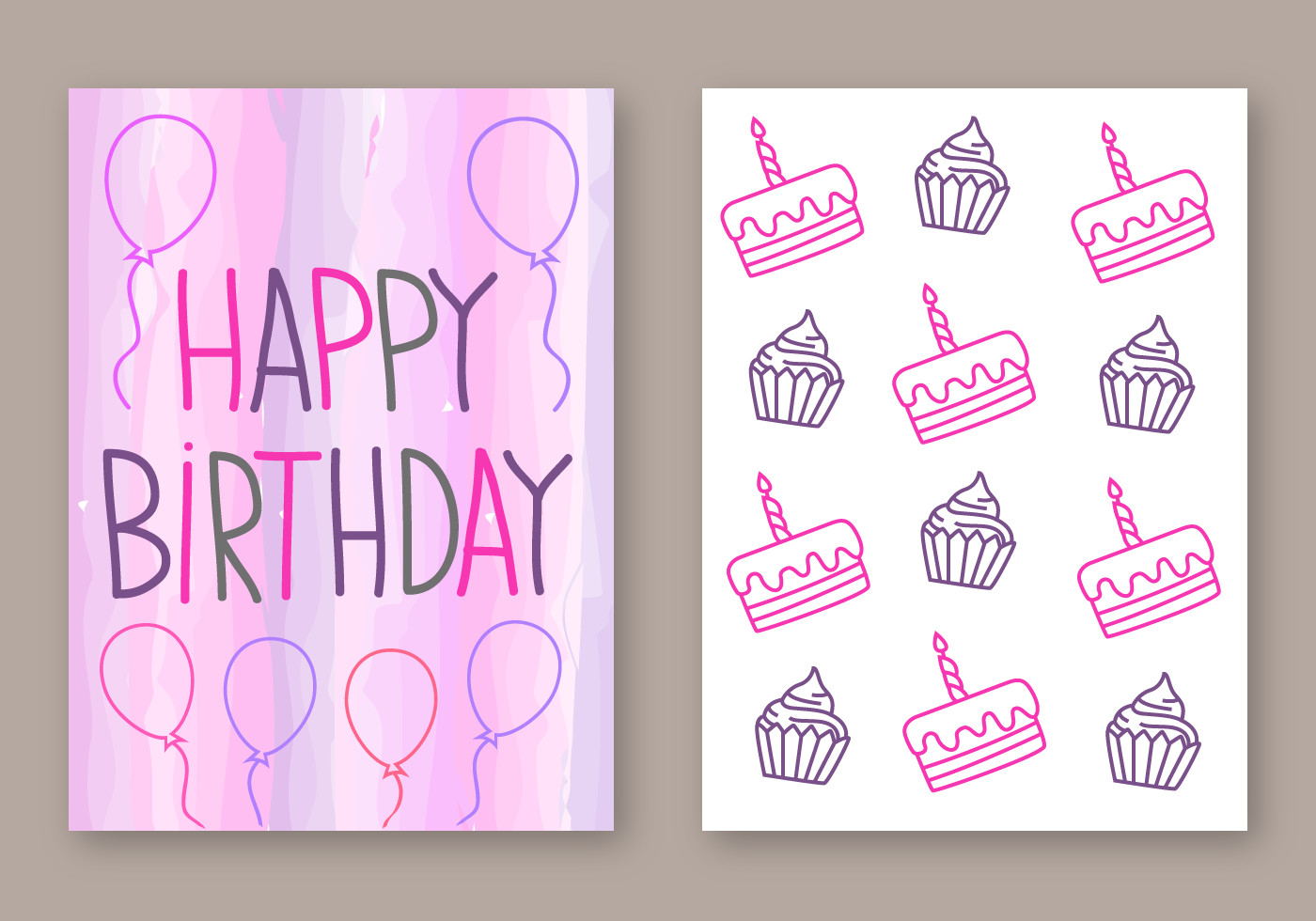 Birthday Card Designs
 Free Happy Birthday Card Vector Download Free Vectors
