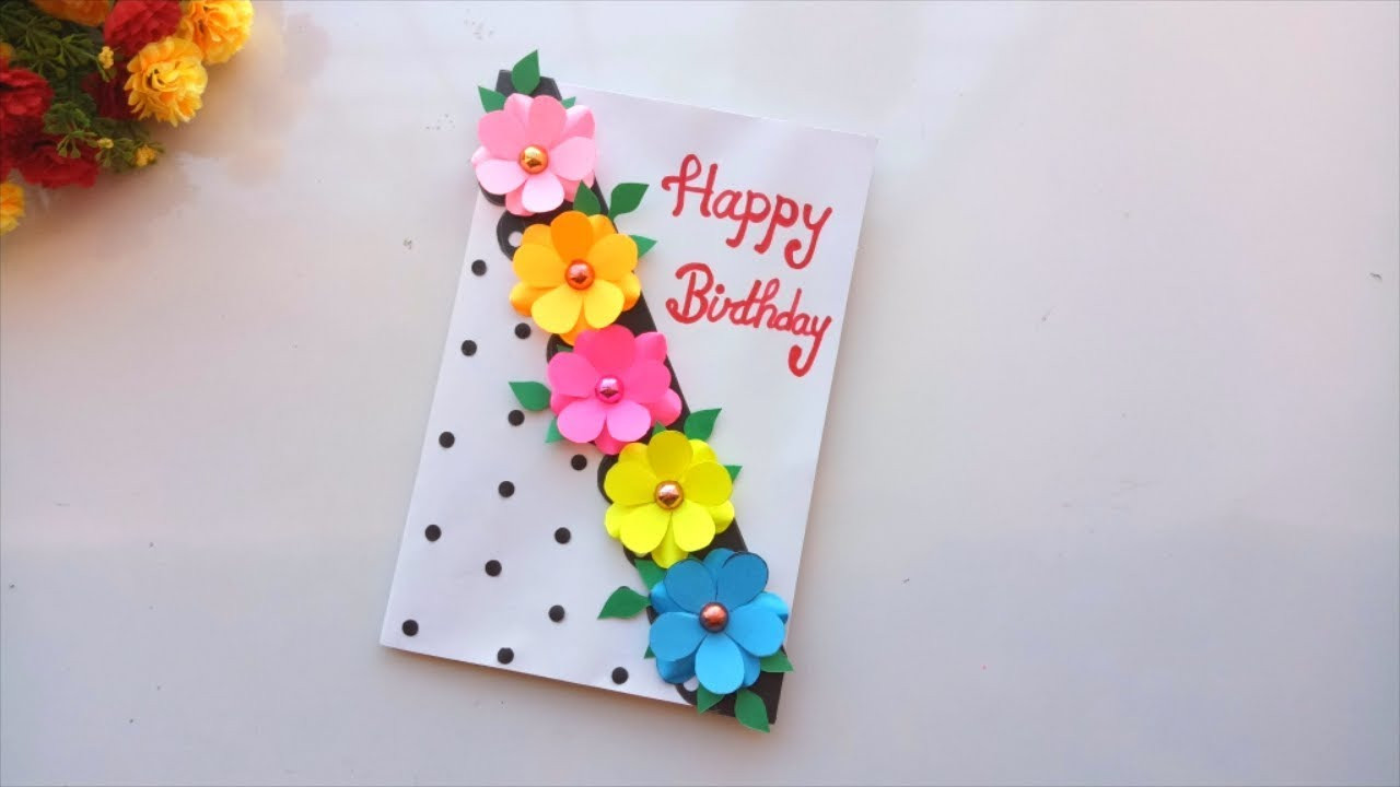Birthday Card Designs
 Beautiful Handmade Birthday Card idea DIY GREETING cards