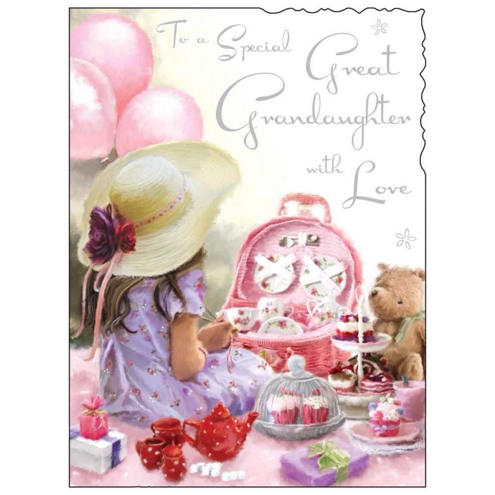 Birthday Card For Granddaughter
 Great Granddaughter Birthday Card Special Great