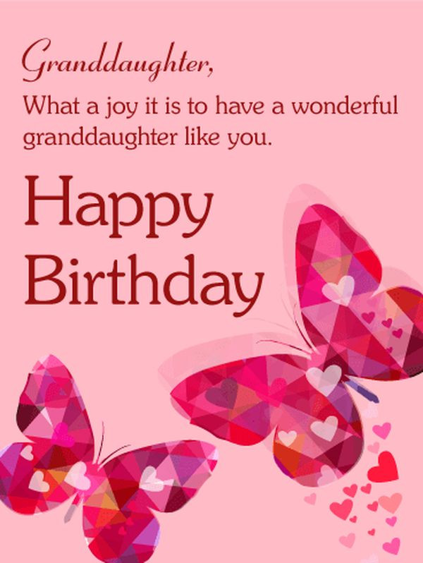 Birthday Card For Granddaughter
 Best Happy Birthday Granddaughter Quotes Wishes and