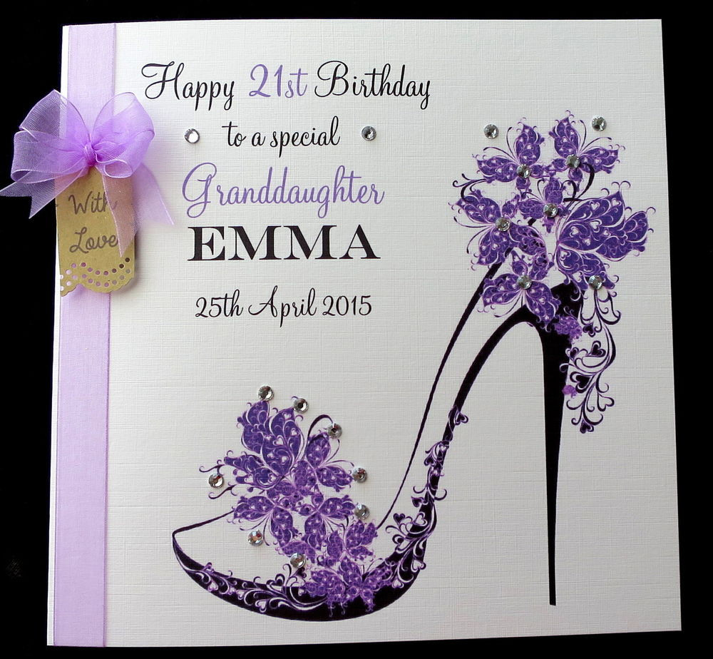 Birthday Card For Granddaughter
 Personalised Birthday Card Sister Granddaughter