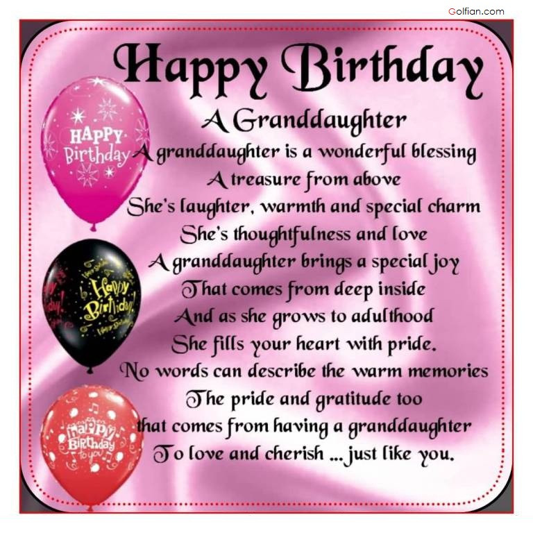 Birthday Card For Granddaughter
 65 Popular Birthday Wishes For Granddaughter – Beautiful