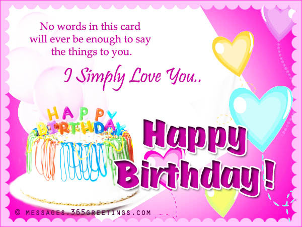 Birthday Cards And Messages
 romantic birthday card messages 365greetings