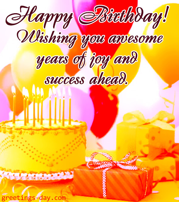 Birthday Cards And Messages
 Happy Birthday Ecards Animated Gifs & Pics