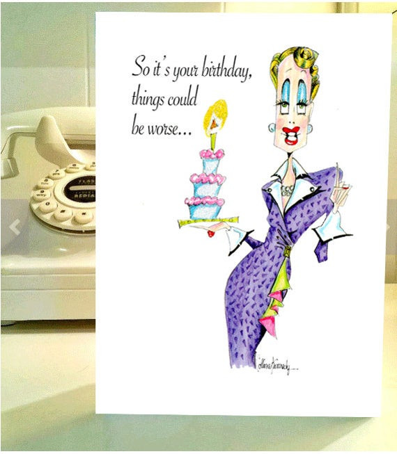 Birthday Cards Funny For Her
 Funny Birthday Card women humor cards birthday cards for