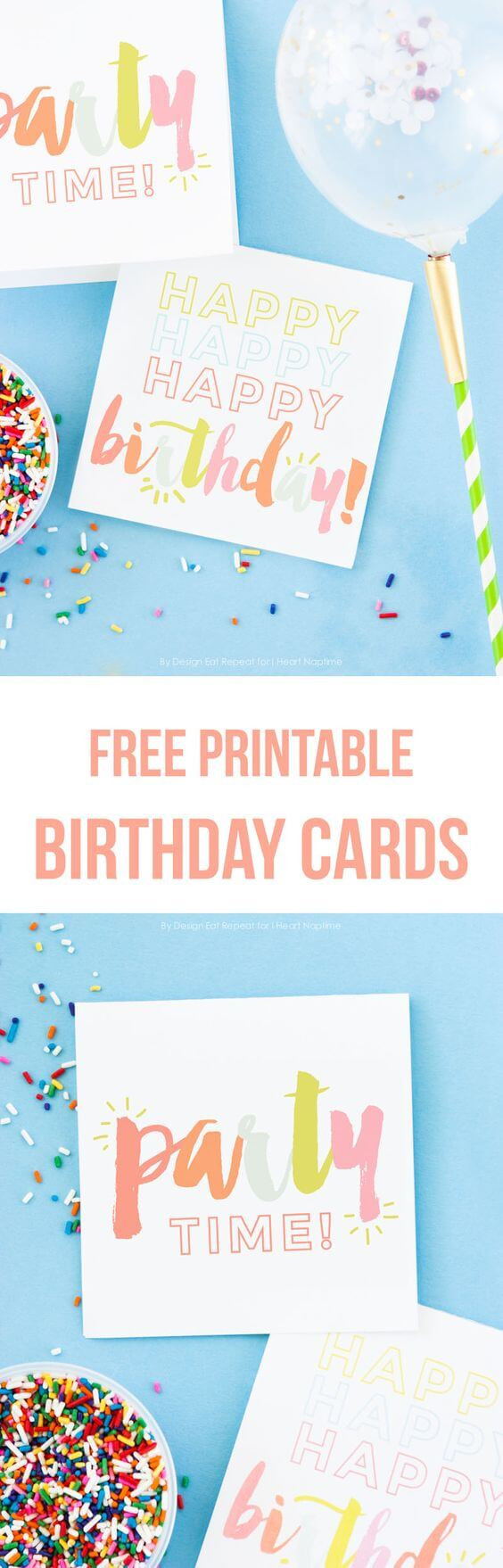 Birthday Cards Printable
 Adorable FREE printable birthday cards I Heart Naptime