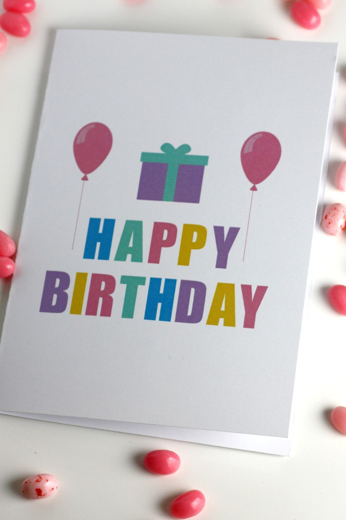 Birthday Cards Printable
 Free Printable Blank Birthday Cards