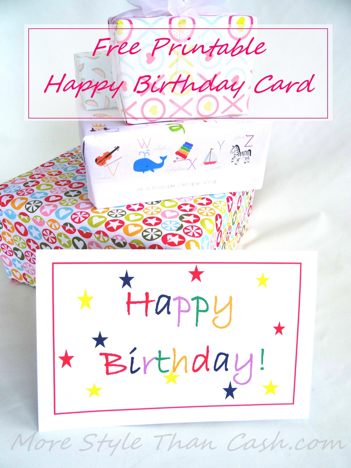 Birthday Cards Printable
 Free Printable Birthday Card