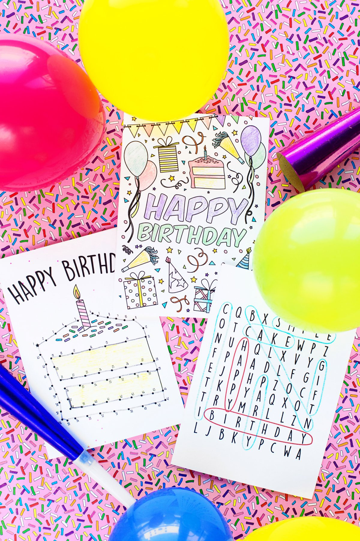Birthday Cards Printable
 Free Printable Birthday Cards for Kids Studio DIY
