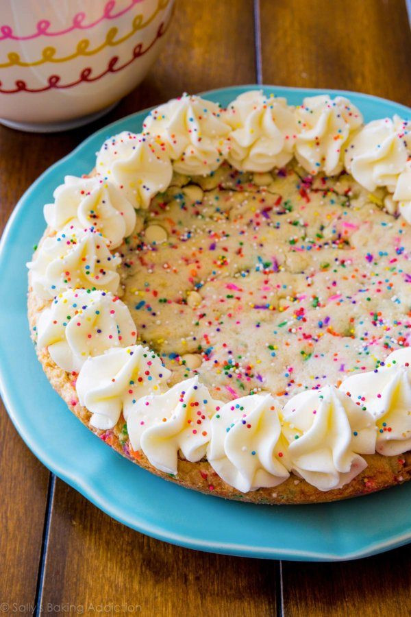 Birthday Cookie Cake Recipe
 Kid Approved Peanut Free Birthday Treats for School
