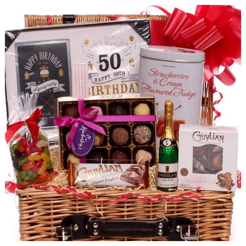 Birthday Gift Baskets For Her
 Gift Basket Ideas For 50th Birthday Gift Ftempo