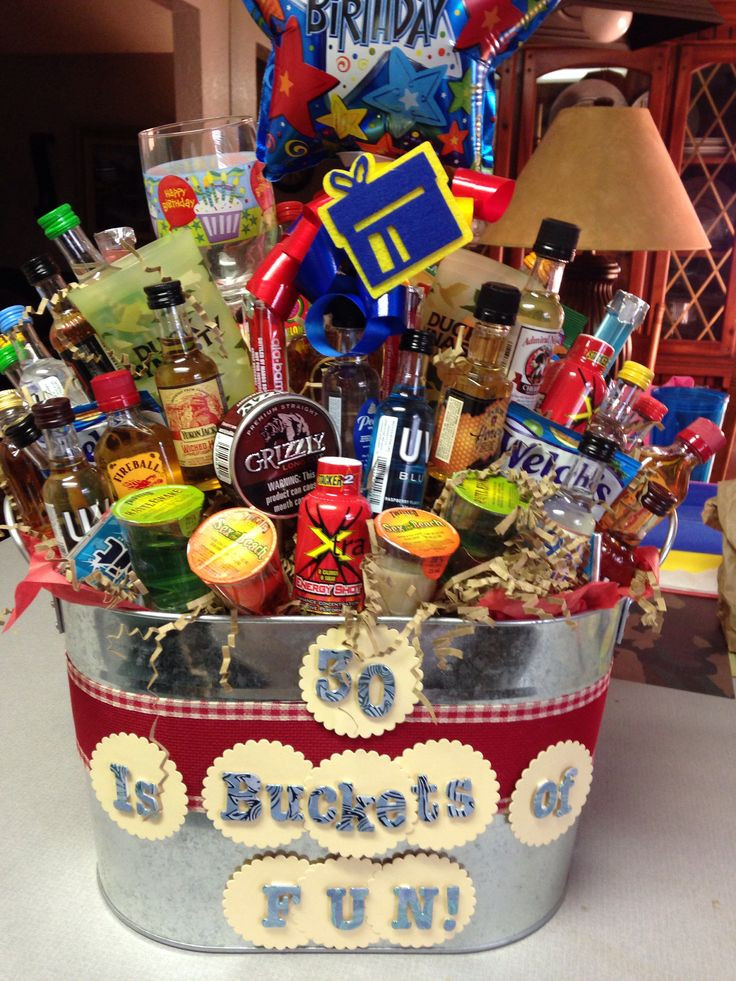 Birthday Gift Baskets For Him
 Pin on Cute Stuff