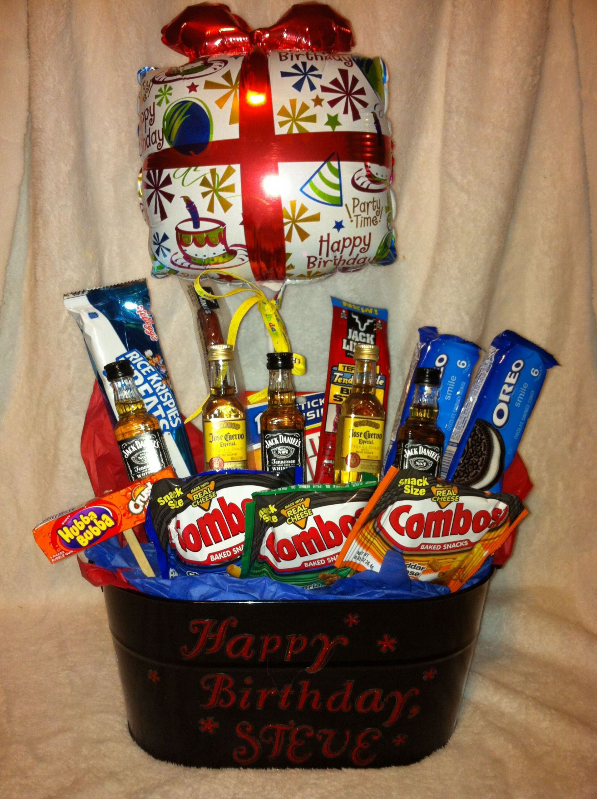 Birthday Gift Baskets For Him
 Birthday t basket for him