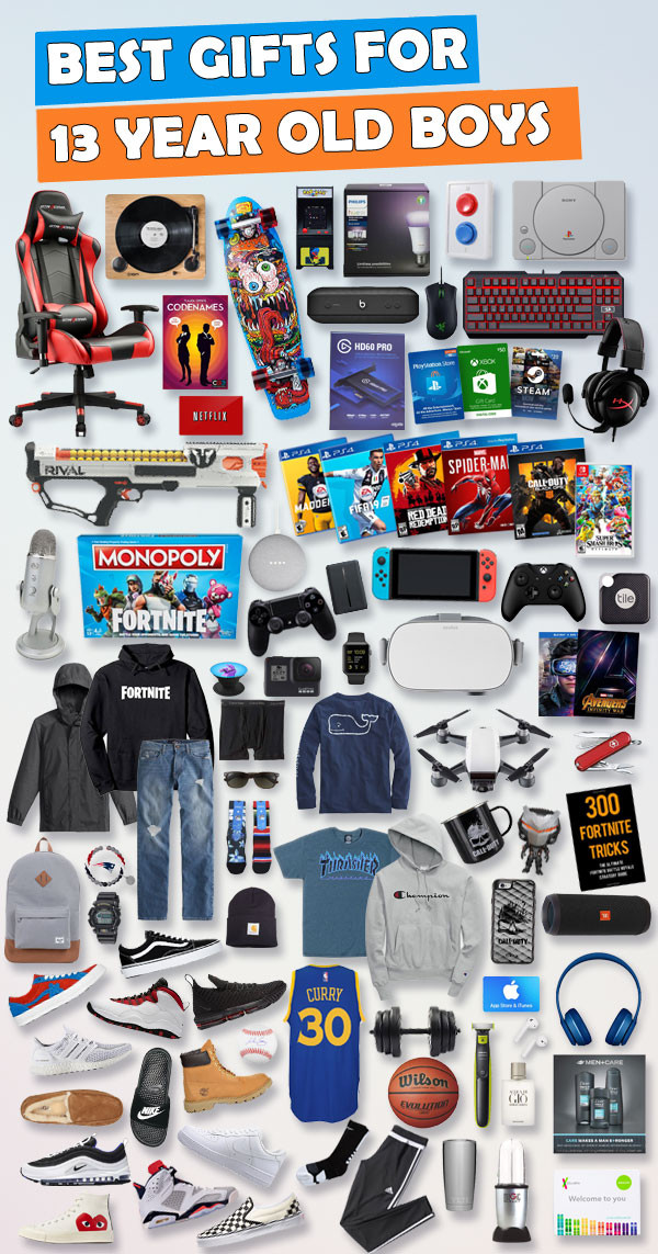 Birthday Gift Ideas For 13 Year Old Boy
 Top Gifts for 13 Year Old Boys [UPDATED LIST]