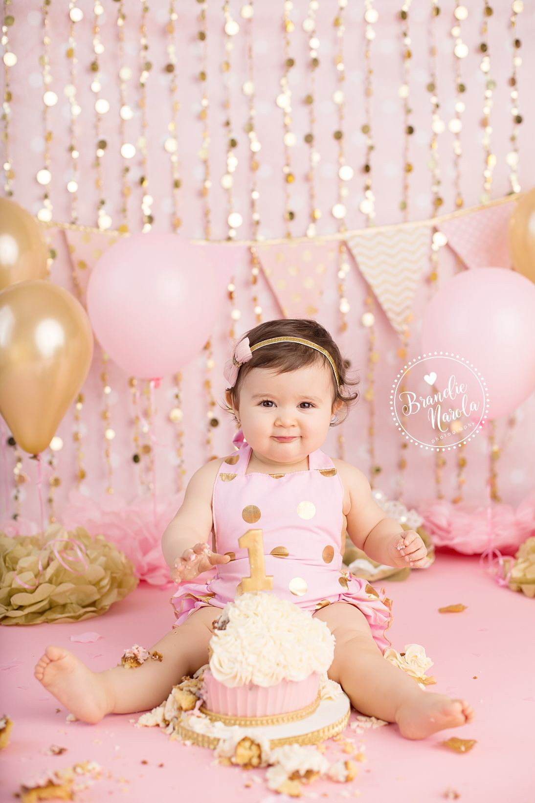 Birthday Gift Ideas For Baby Girl
 1st birthday photos Pink and gold 1st birthday First