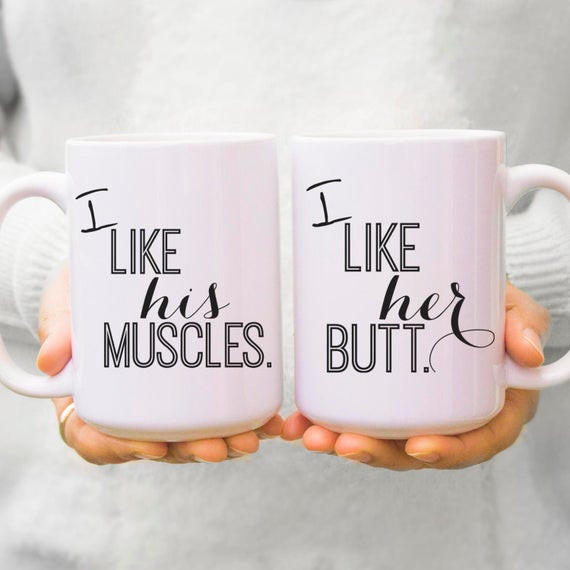 Birthday Gift Ideas For Couples
 Anniversary ts for men funny His & Hers Coffee Mugs