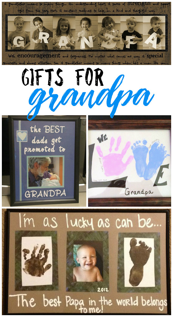 Birthday Gift Ideas For Grandpa From Grandkids
 Creative Grandparent s Day Gifts to Make