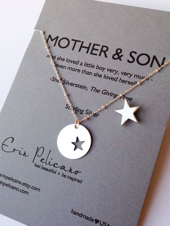 Birthday Gift Ideas For Mom From Son
 Mother of the Groom Gift Mom Jewelry Mother Son Necklace