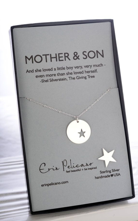Birthday Gift Ideas For Mom From Son
 Mothers Day Mother Son Necklace Gifts for Mom Mother of