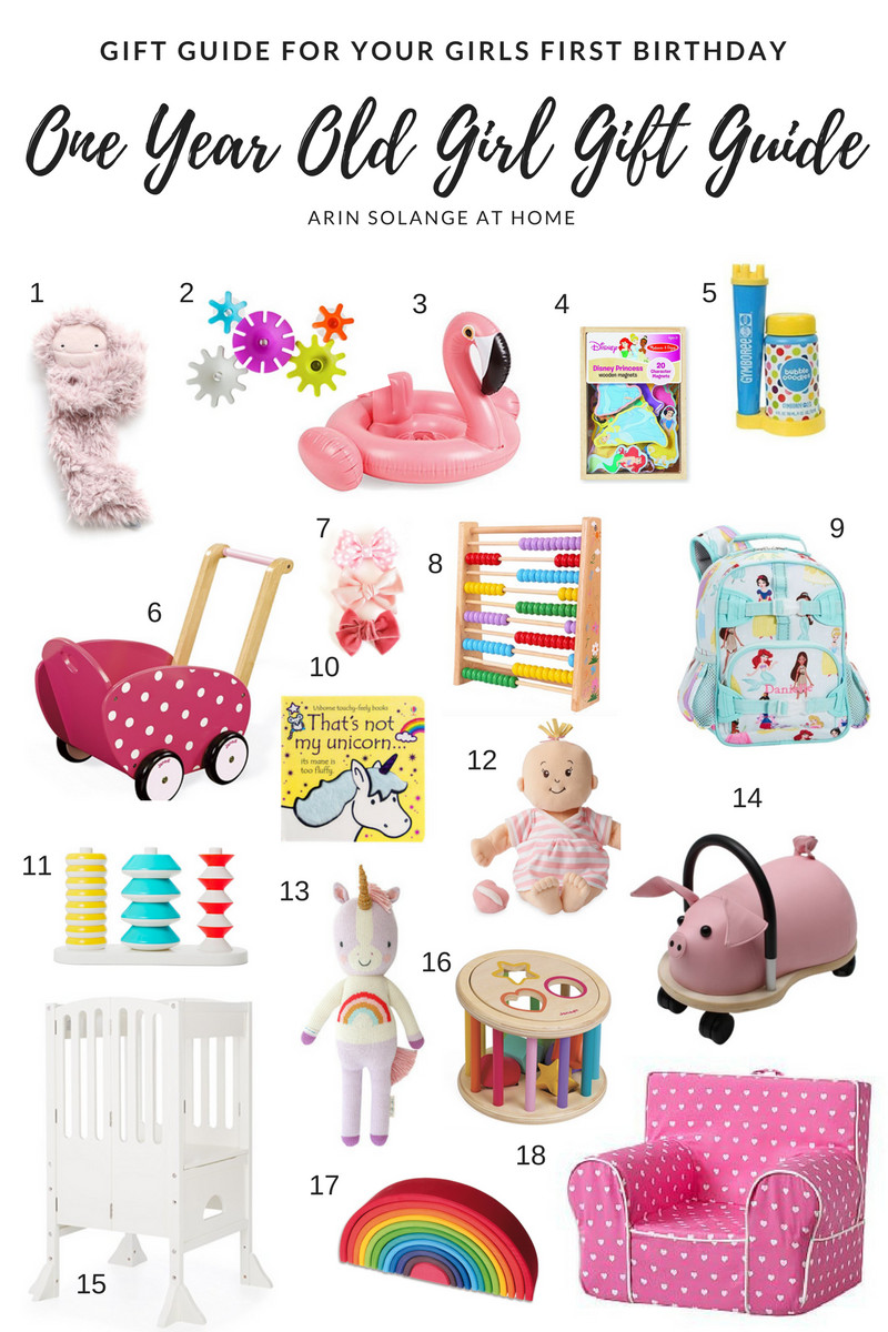 Birthday Gift Ideas For One Year Old Girl
 e Year Old Girl Gift Guide