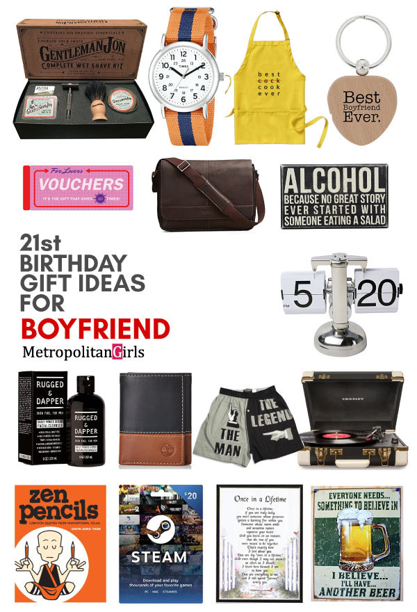 Birthday Gifts Boyfriend
 20 Best 21st Birthday Gifts for Your Boyfriend