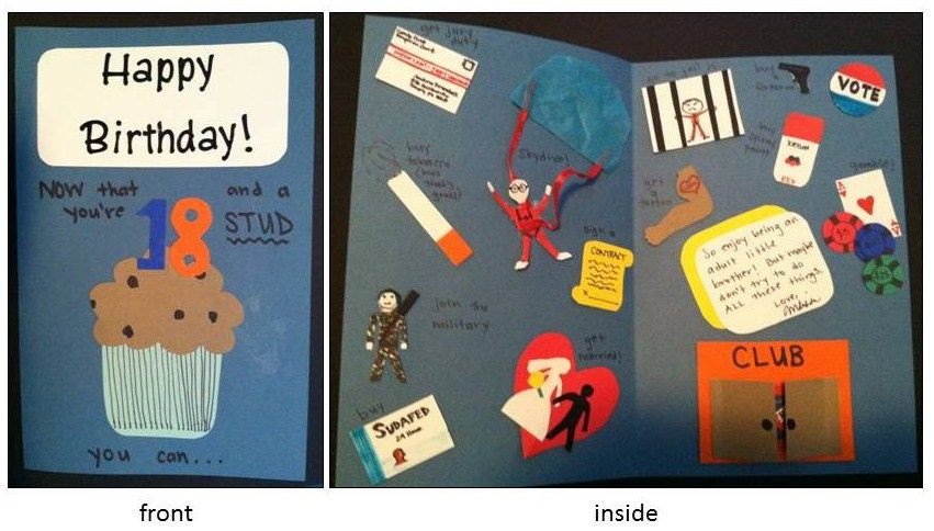 Birthday Gifts For 18 Year Old Boy
 Funny & informative birthday card for the 18 year old boy