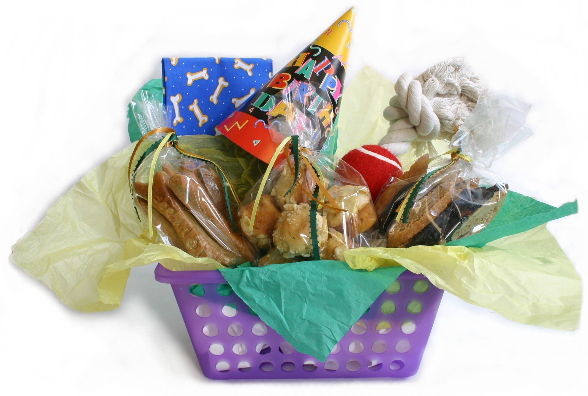 Birthday Gifts For Dogs
 Dog Birthday Gift Basket Healthy Hound Bakery Treats