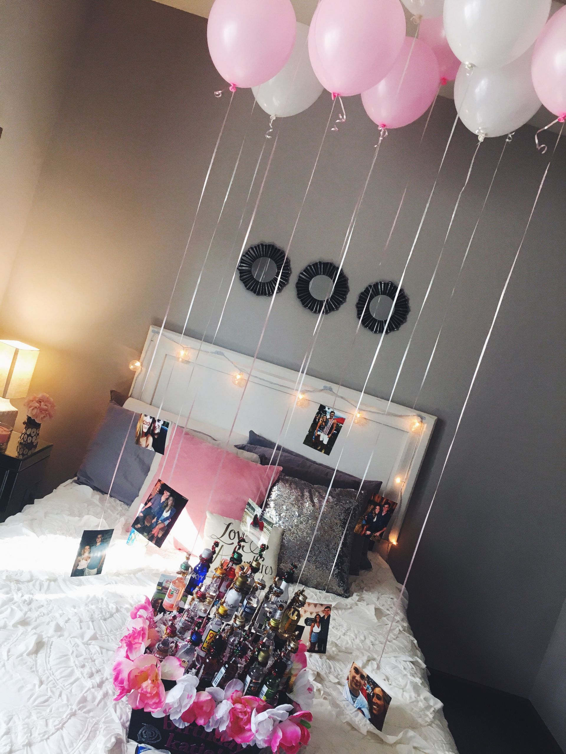 Birthday Gifts For Fiance
 easy and cute decorations for a friend or girlfriends 21st