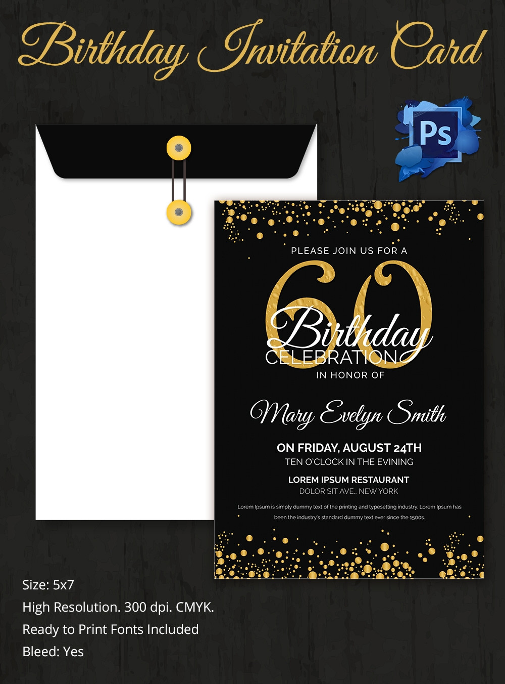 Birthday Invitation Templates Free Download
 Birthday Invitation Template – 70 Free PSD Format