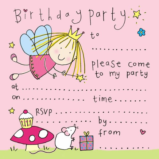 Birthday Invitation Templates Free Download
 Free Printable Fairy Birthday Party Invitation