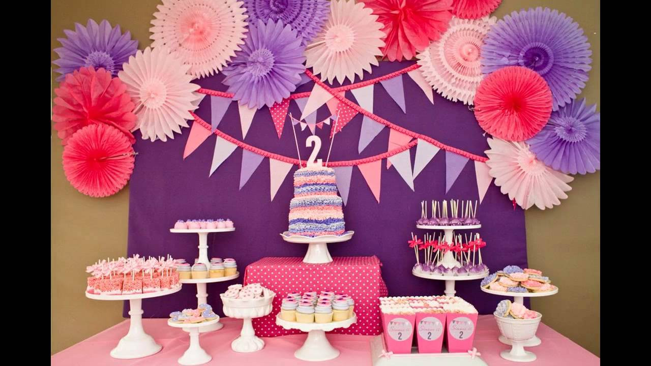 Birthday Party Decoration Ideas For Girl
 Cool Girls birthday party decorations ideas