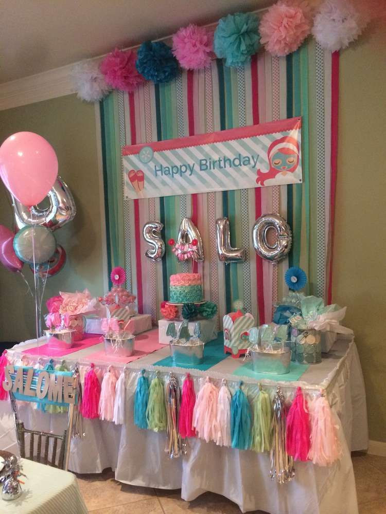Birthday Party Decoration Ideas For Girl
 Little Spa Birthday Party Ideas in 2019