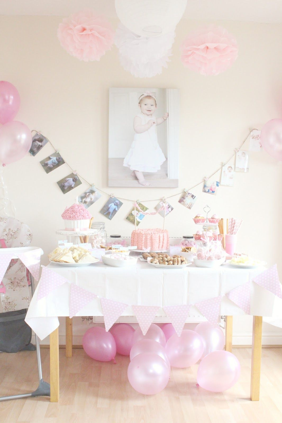 Birthday Party Decoration Ideas For Girl
 First Birthday Party & Decor Vintage Princess Inspired