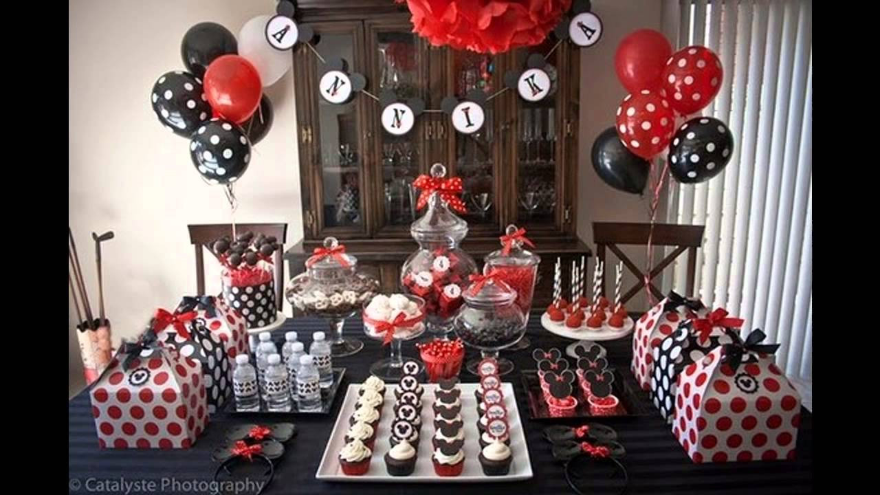 Birthday Party Decoration
 Cool Mickey mouse birthday party decorations ideas