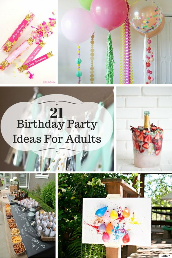 Birthday Party Decorations Adults
 21 Ideas For Adult Birthday Parties