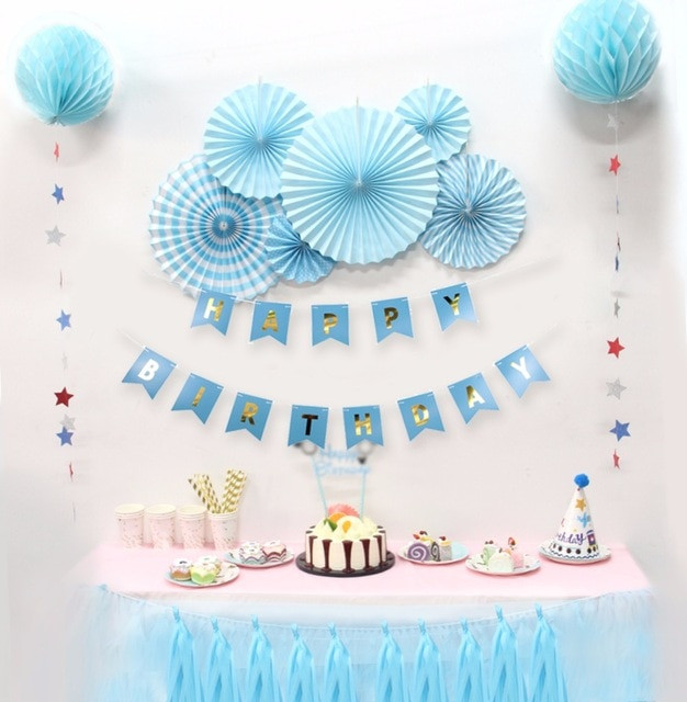 Birthday Party Decorations Diy
 Baby Shower Boy Girl Birthdays Party Decorations DIY Kids