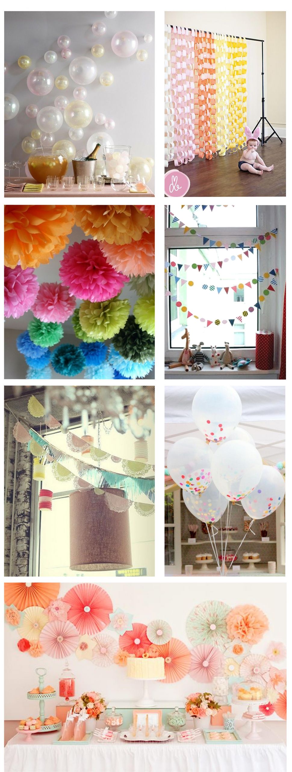 Birthday Party Decorations Diy
 Ideas for home made party decorations