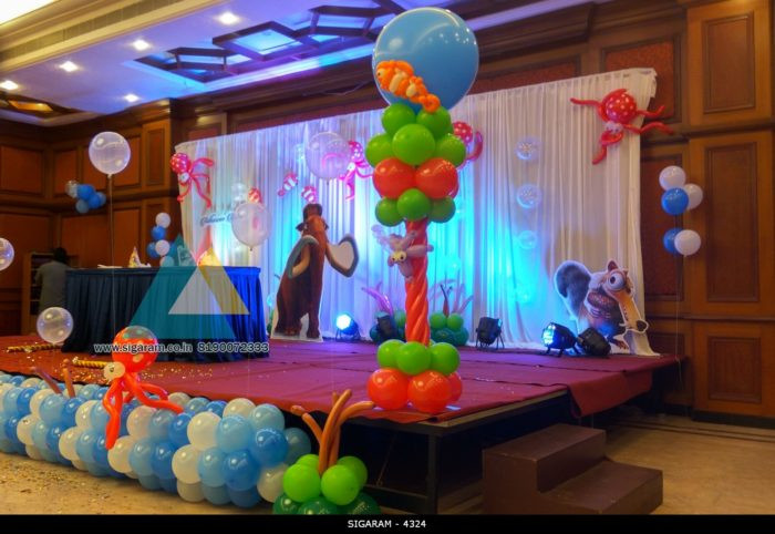 Birthday Party Decorators
 Themed Birthday Party Decoration at Hotel Shenbaga