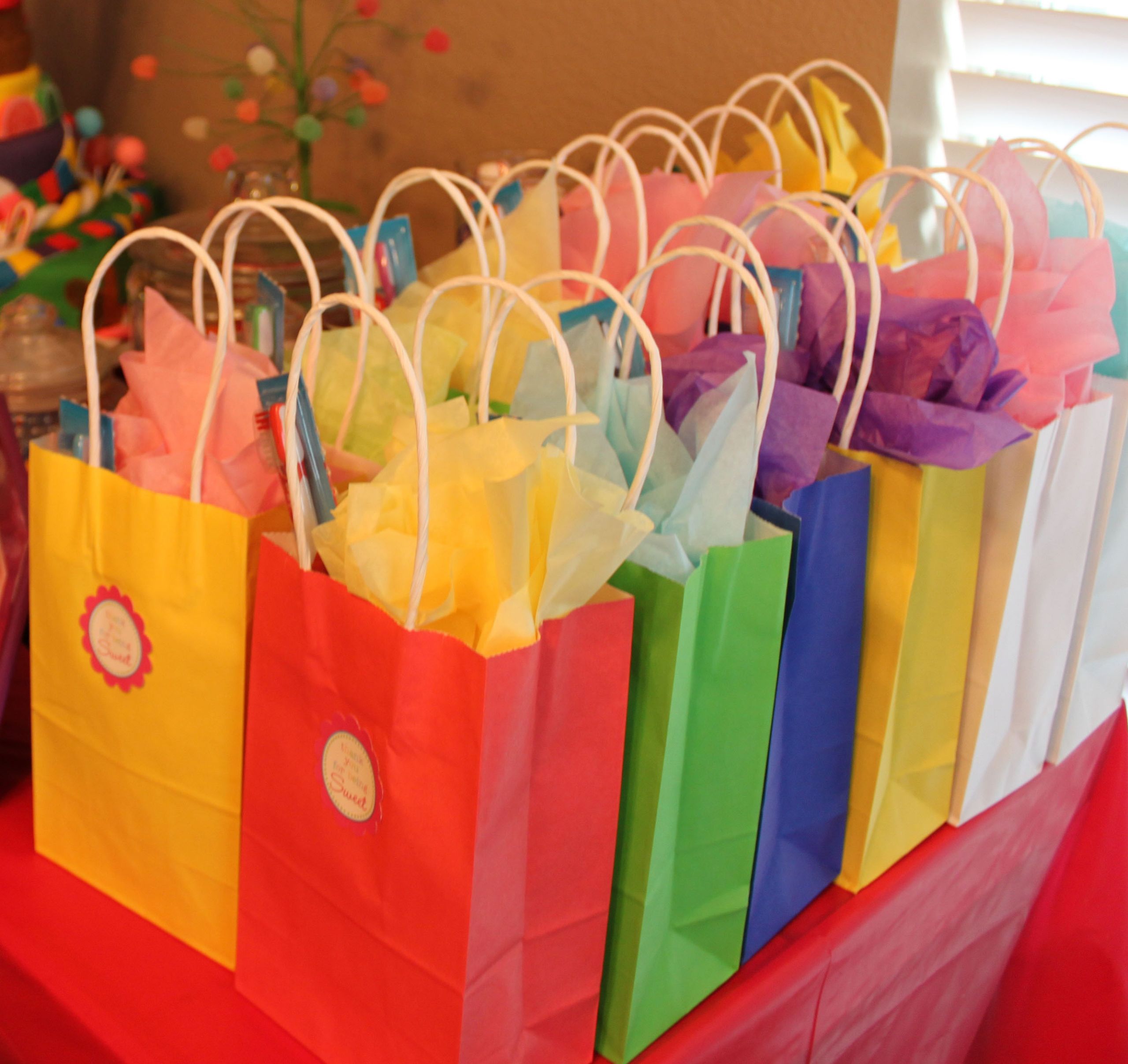 Birthday Party Gift Bag Ideas
 Candy Land Party