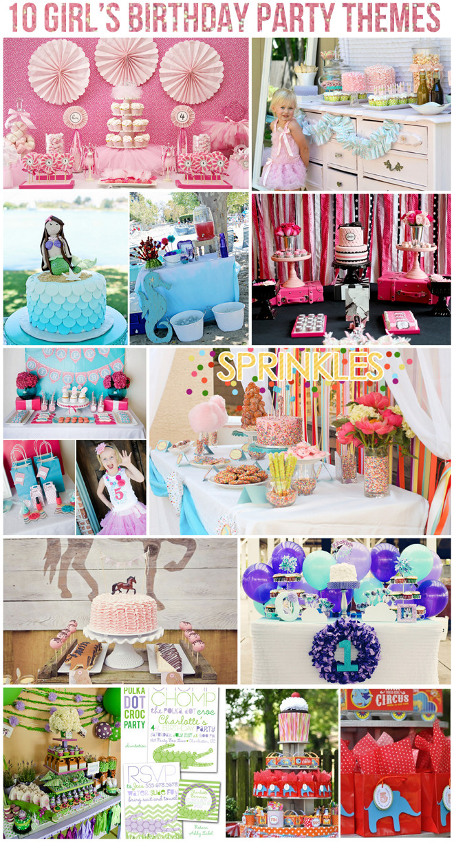 Birthday Party Ideas For 10 Year Old Girl
 Top 10 Girl s Birthday Party Themes on pizzazzerie
