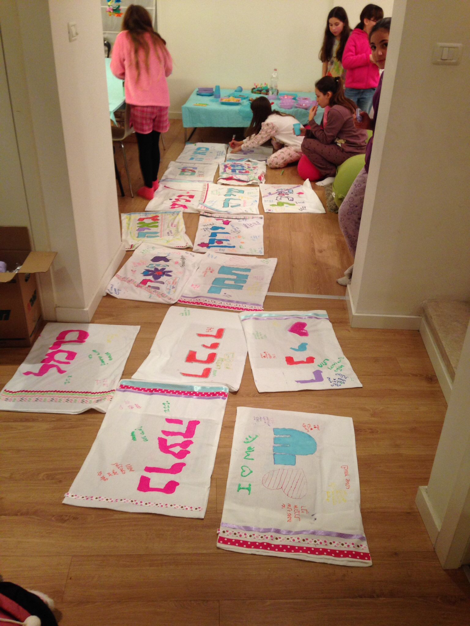 Birthday Party Ideas For 11 Year Olds
 Pillowcase crafts at 11 year old s pyjama party