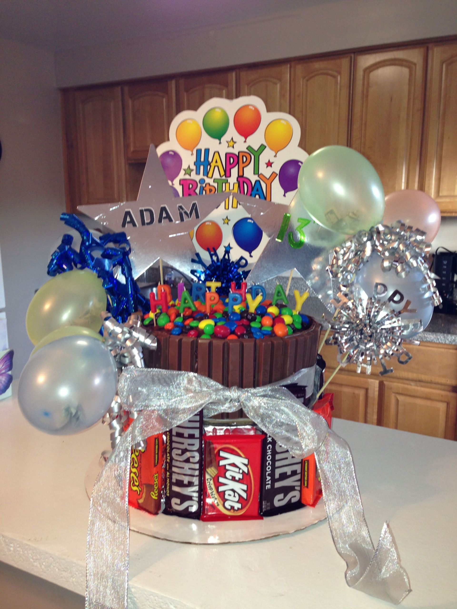 Birthday Party Ideas For 13 Year Old Boy
 13 year old candy bar kit kat cake
