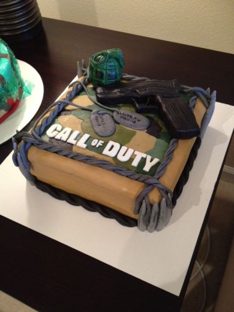 Birthday Party Ideas For 13 Year Old Boy
 Call of Duty Cake for a 13 year old