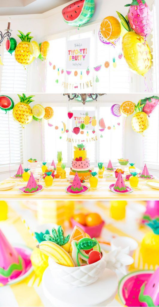 Birthday Party Ideas For 2 Year Old
 Two tti Fruity 2nd Birthday Party Pizzazzerie