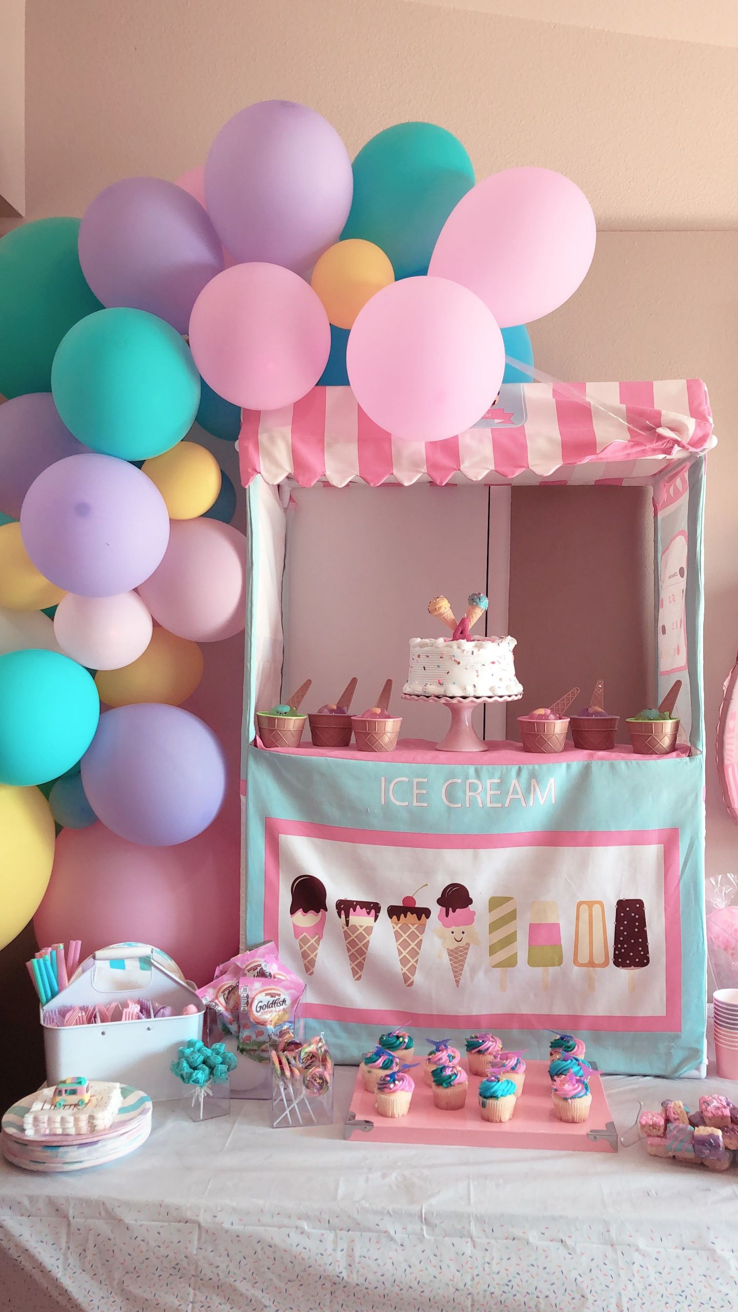 Birthday Party Ideas For 4 Year Old Girl
 Ice cream birthday party for my 4 year old in 2019