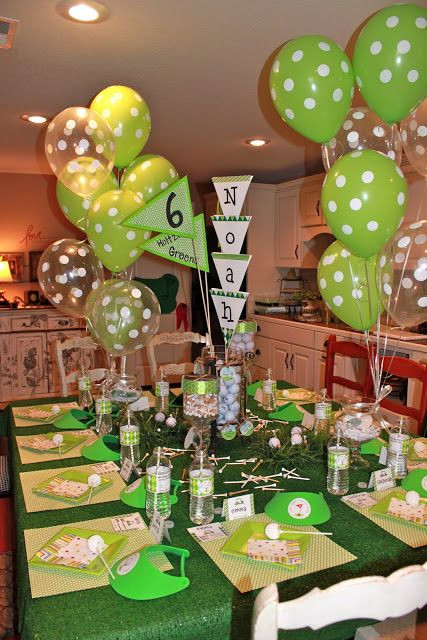 Birthday Party Ideas For 6 Year Old
 Golf Party for a six year old Party Stuff