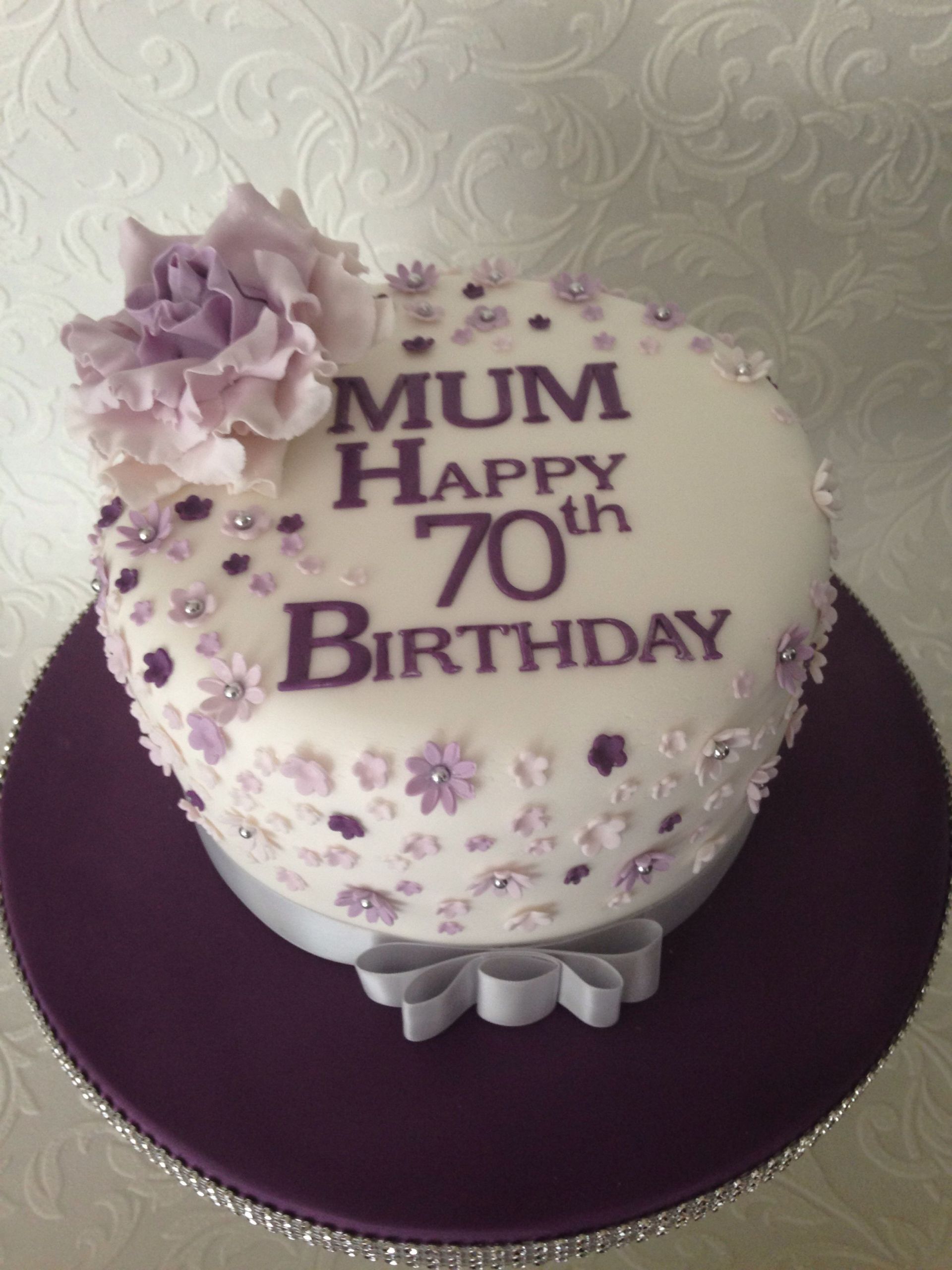 Birthday Party Ideas For 70 Year Old Woman
 70th birthday cake
